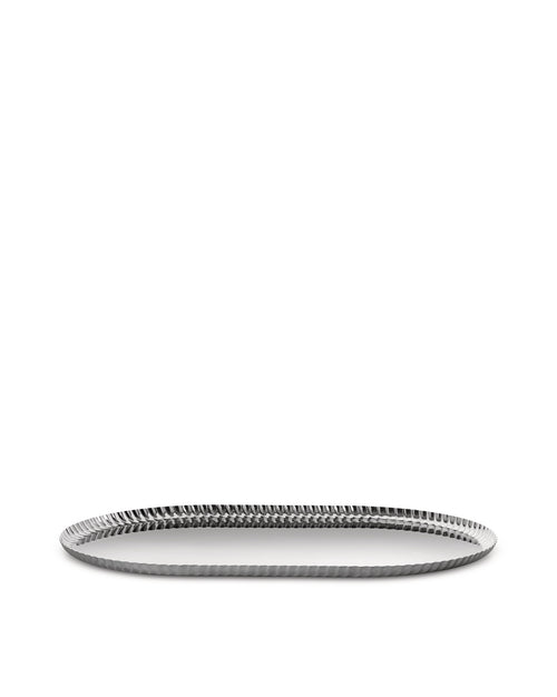 Pleats steel Plateau Alessi