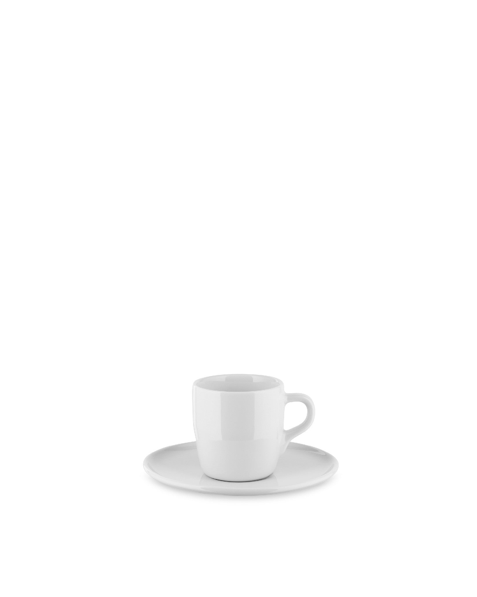 Itsumo Default Title Set de una tacita para café con platito en porcelana blanca. 4 piezas Alessi