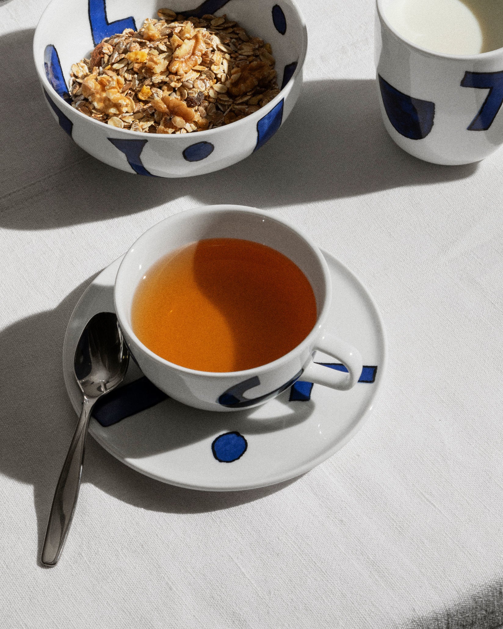 Itsumo - Yunoki ware Default Title Set de tacita para té con platito. 4 piezas Alessi 1
