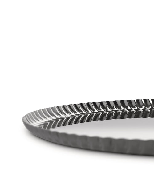 Pleats cm 23 || inch 9″ Plateau rond Alessi 3