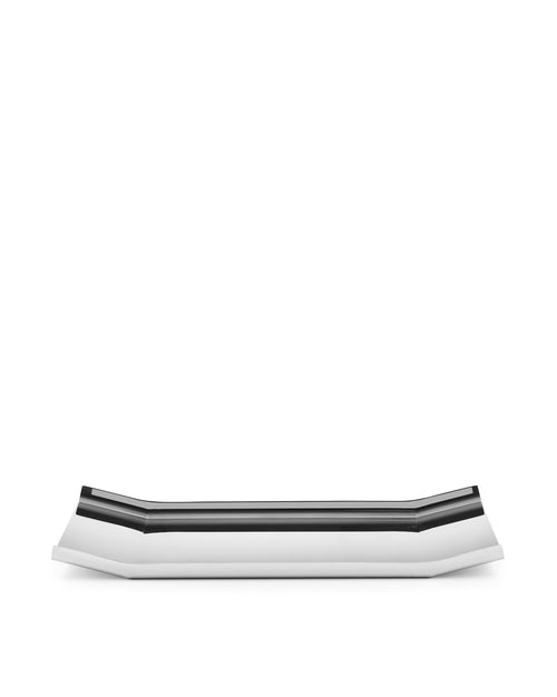 Arran steel Plateau rectangulaire Alessi