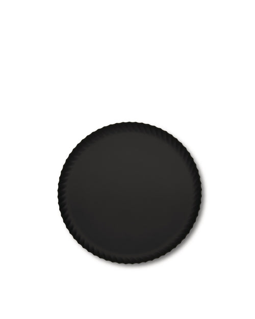Pleats cm 23 || inch 9″ Plateau rond Alessi 3