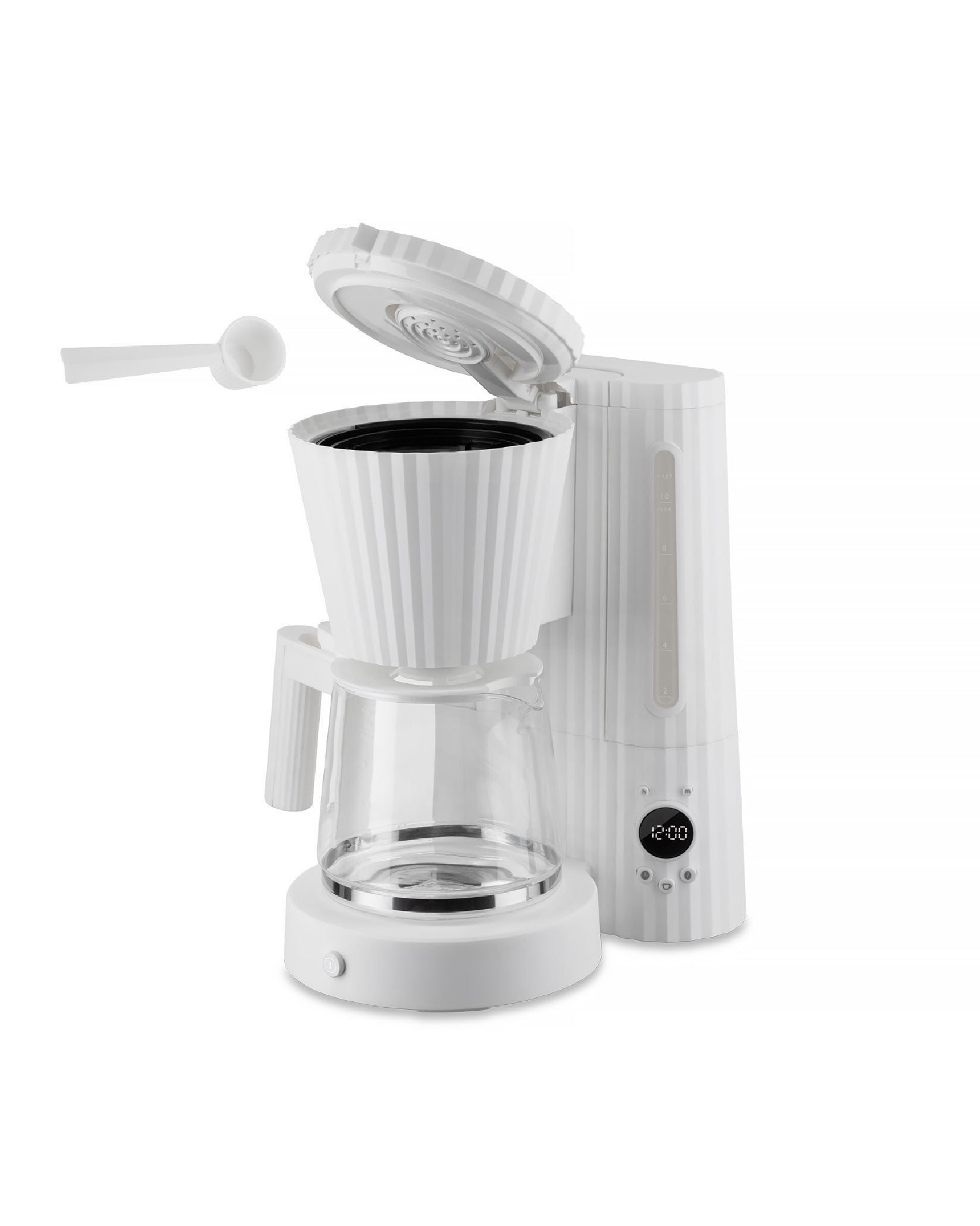 Plissé black Macchina per caffè filtrato. Adattatore svizzero. Alessi 3