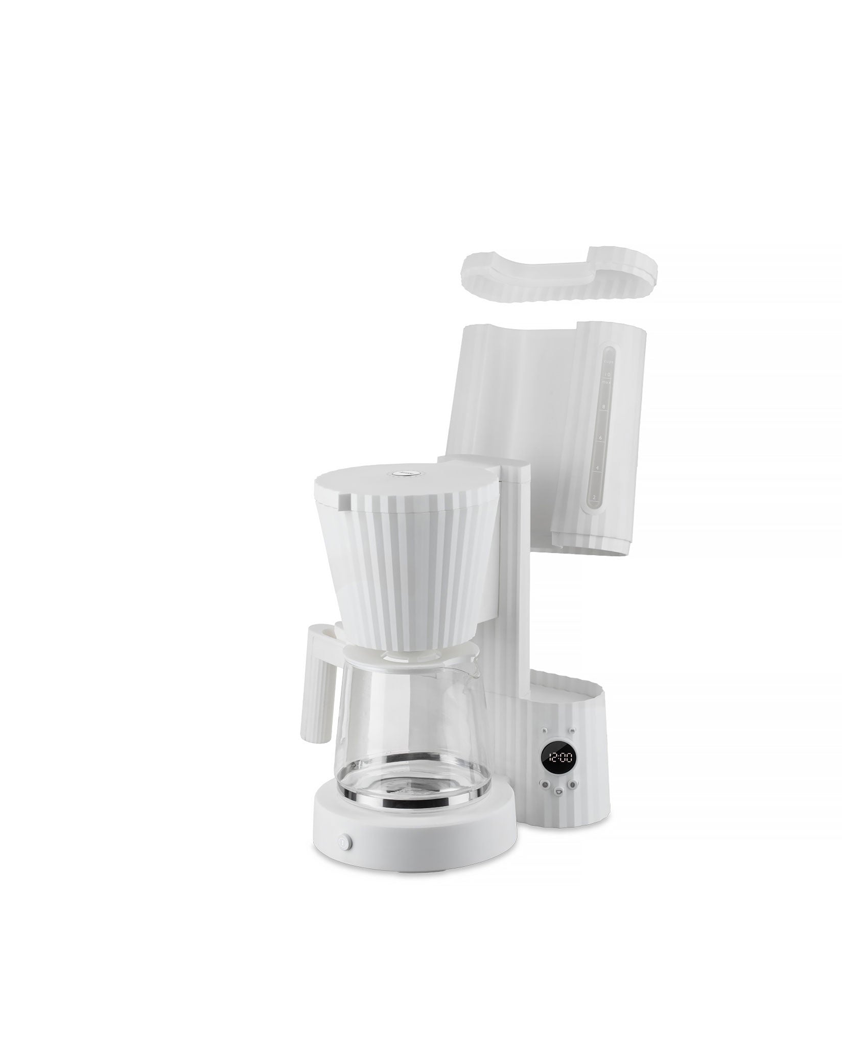 Plissé black Macchina per caffè filtrato. Adattatore svizzero. Alessi 4