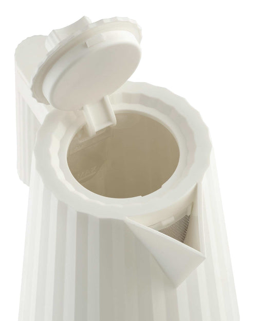 Plissé white Elektrischer Wasserkocher. Adapter Alessi 3