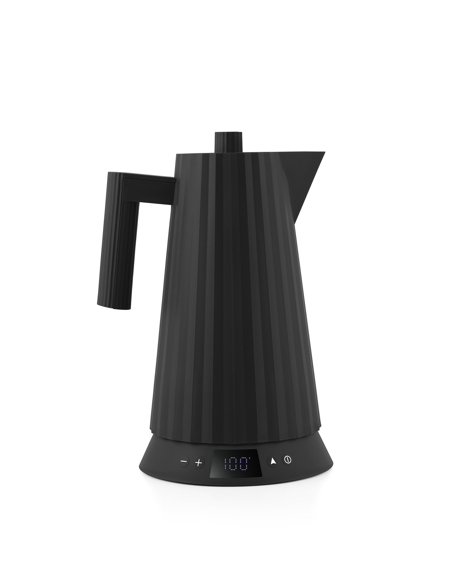 Plissé black Hervidor eléctrico. Adaptador Alessi