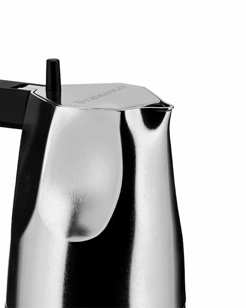 Ossidiana nero, 3 tazza Caffettiera espresso Alessi 2