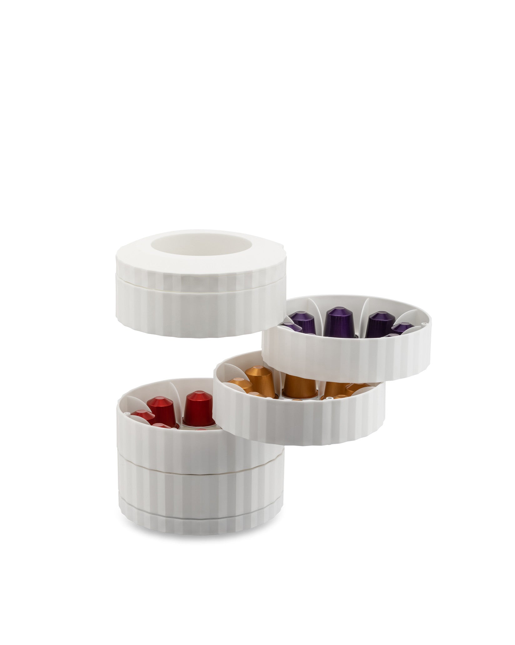 Plissé green Capsule holder Alessi 3