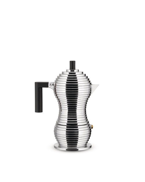 Pulcina nero, 1 tazza Caffettiera espresso Alessi