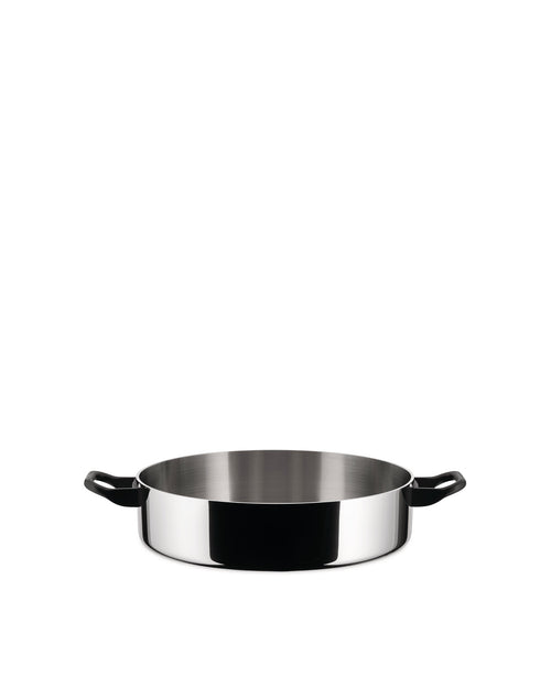 La Cintura di Orione Ø cm 24.00 || Ø inch 9½″ Flache Kasserolle mit zwei Griffen Alessi