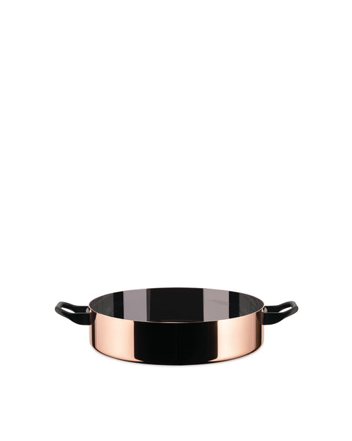 La Cintura di Orione Ø cm 24.00 || Ø inch 9½″ Flache Kasserolle mit zwei Griffen Alessi