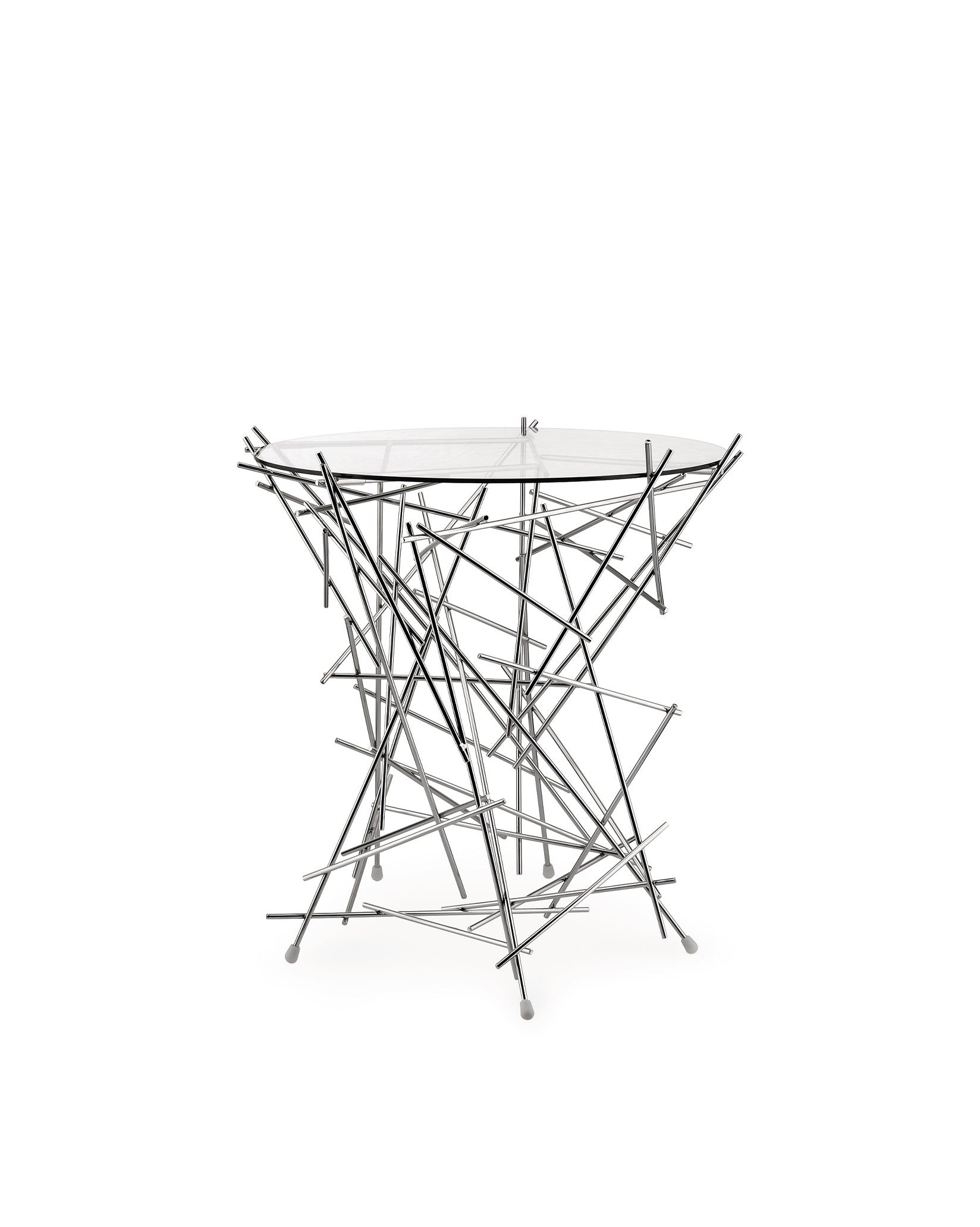 Blow up inox Tavolino Alessi