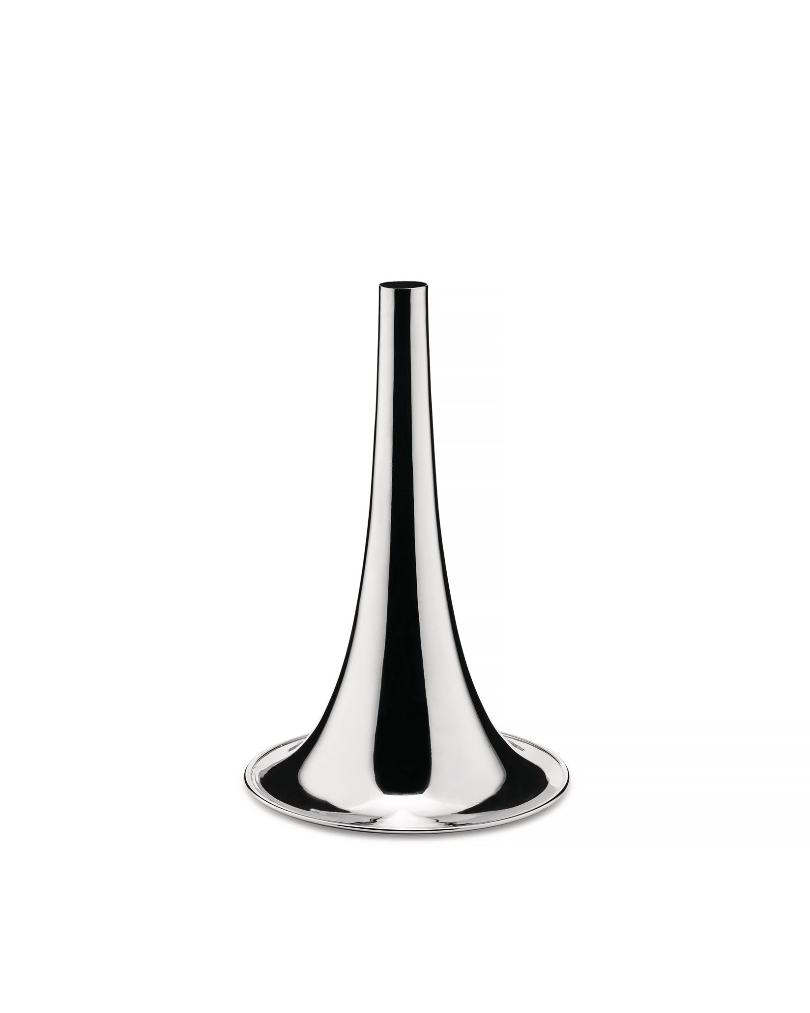 Trumpet silver-plated brass Florero Alessi