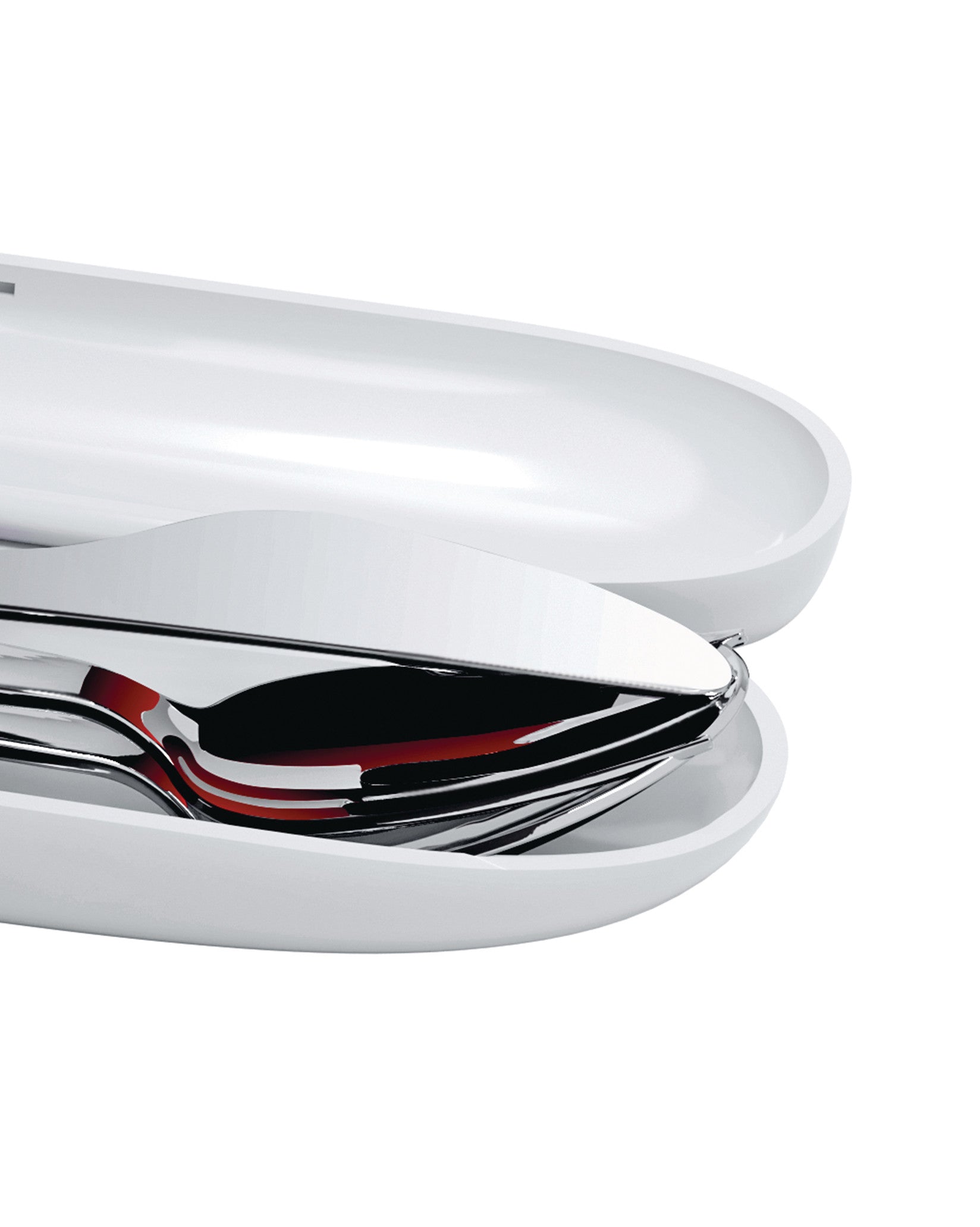 Alessi Food à Porter Brotbox – Dreiteilige Lunchbox Aus Thermoplastik, Rot