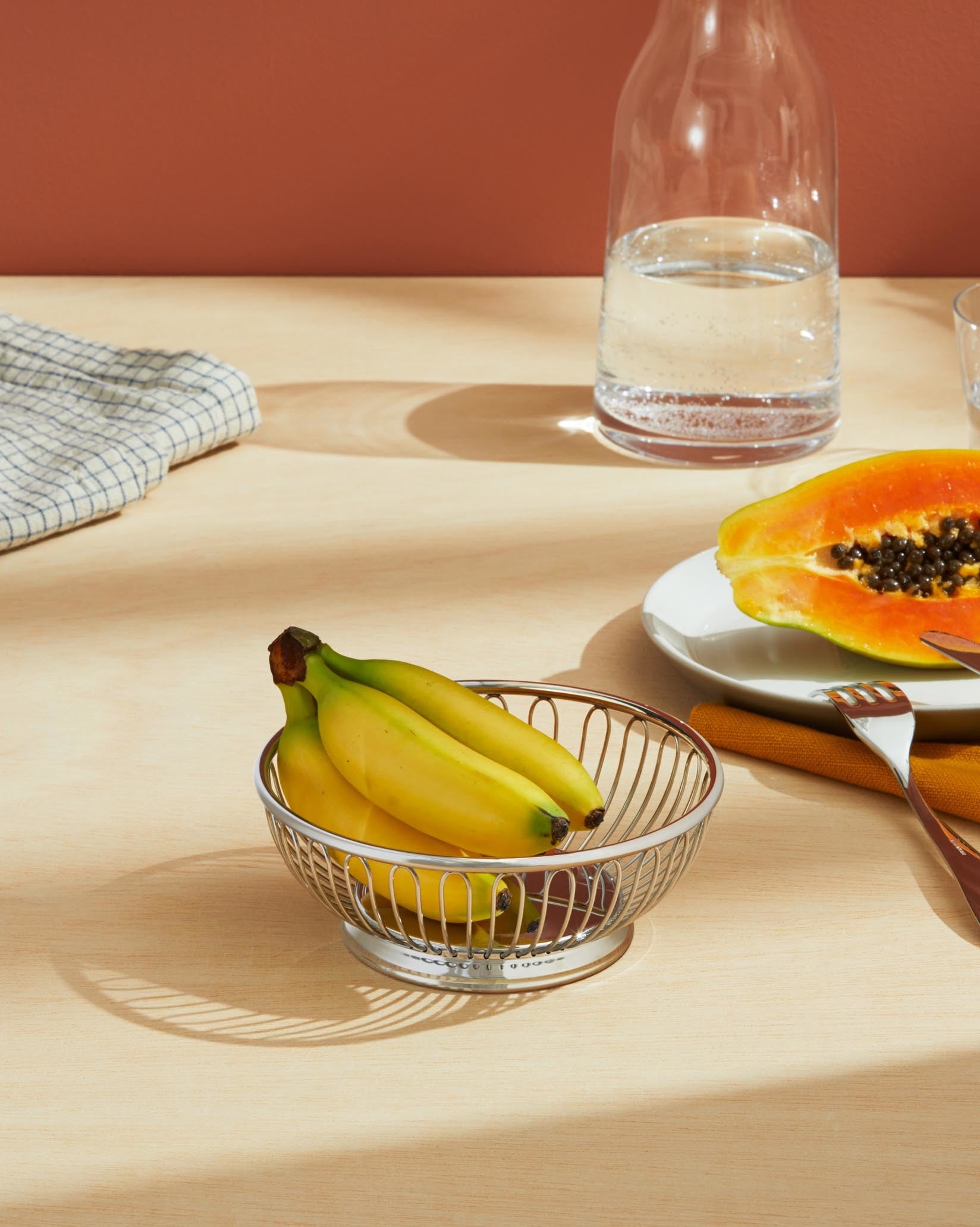 826 cm 20 || inch 8″ Cesto redondo de alambre Alessi 1