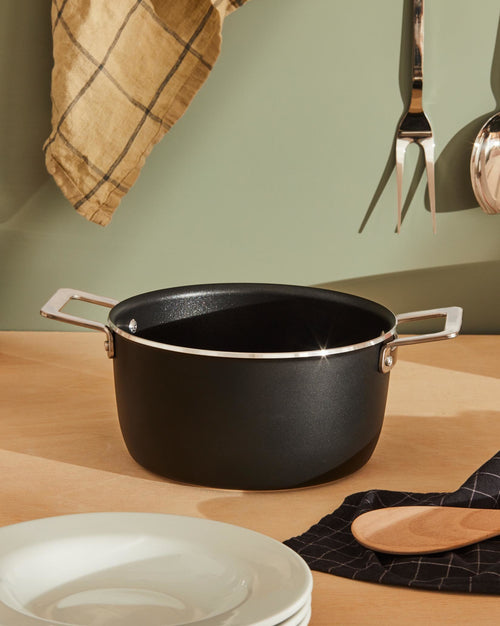 Pots&Pans Default Title Kasserolle mit zwei Griffen Alessi 1