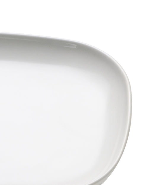 Ovale bianco Sottotazza da caffè. 4 pezzi Alessi 1