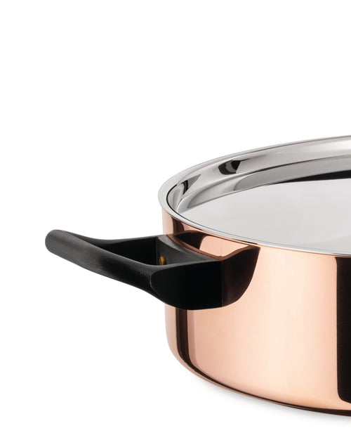 La Cintura di Orione Ø cm 24.00 || Ø inch 9½″ Flache Kasserolle mit zwei Griffen Alessi 2
