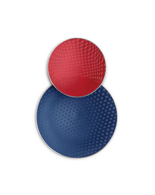 Cohncave rosso e viola, cm 33 || inch 13″ Centrotavola Alessi 2