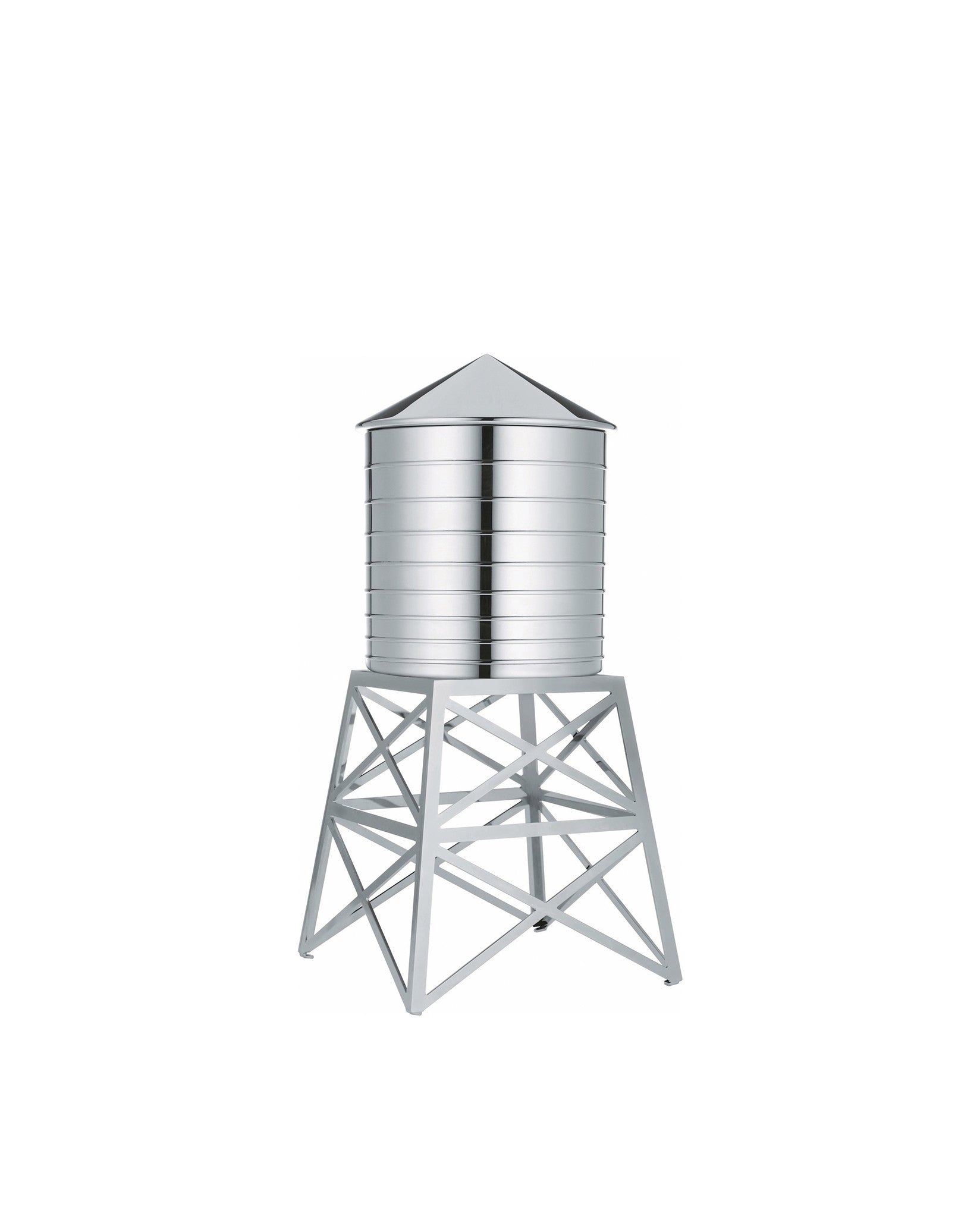 Water Tower acier inoxydable Récipient Alessi