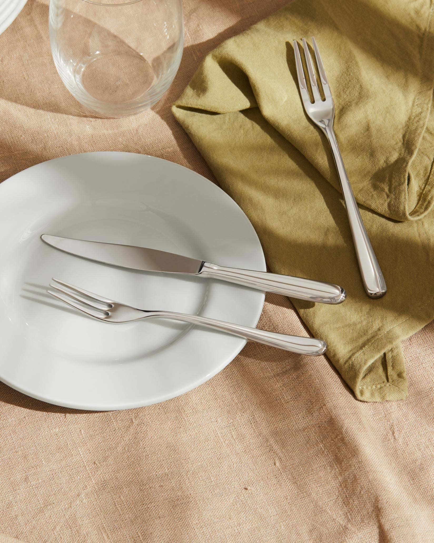 Caccia mango hueco Cuchillo para fruta. 6 piezas Alessi 1