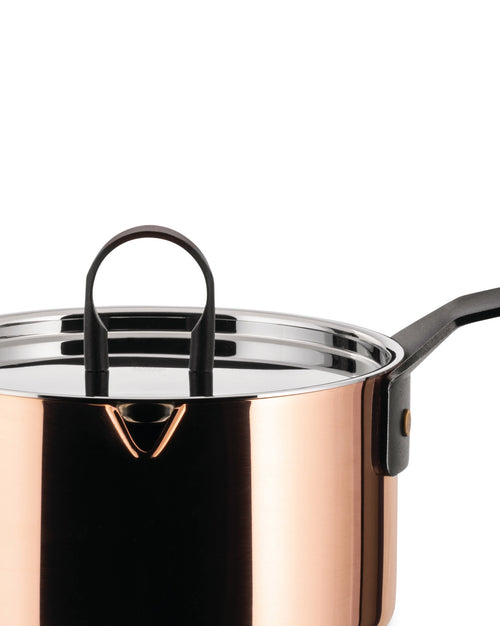 La Cintura di Orione Default Title Casseruola a manico lungo con coperchio Alessi 2