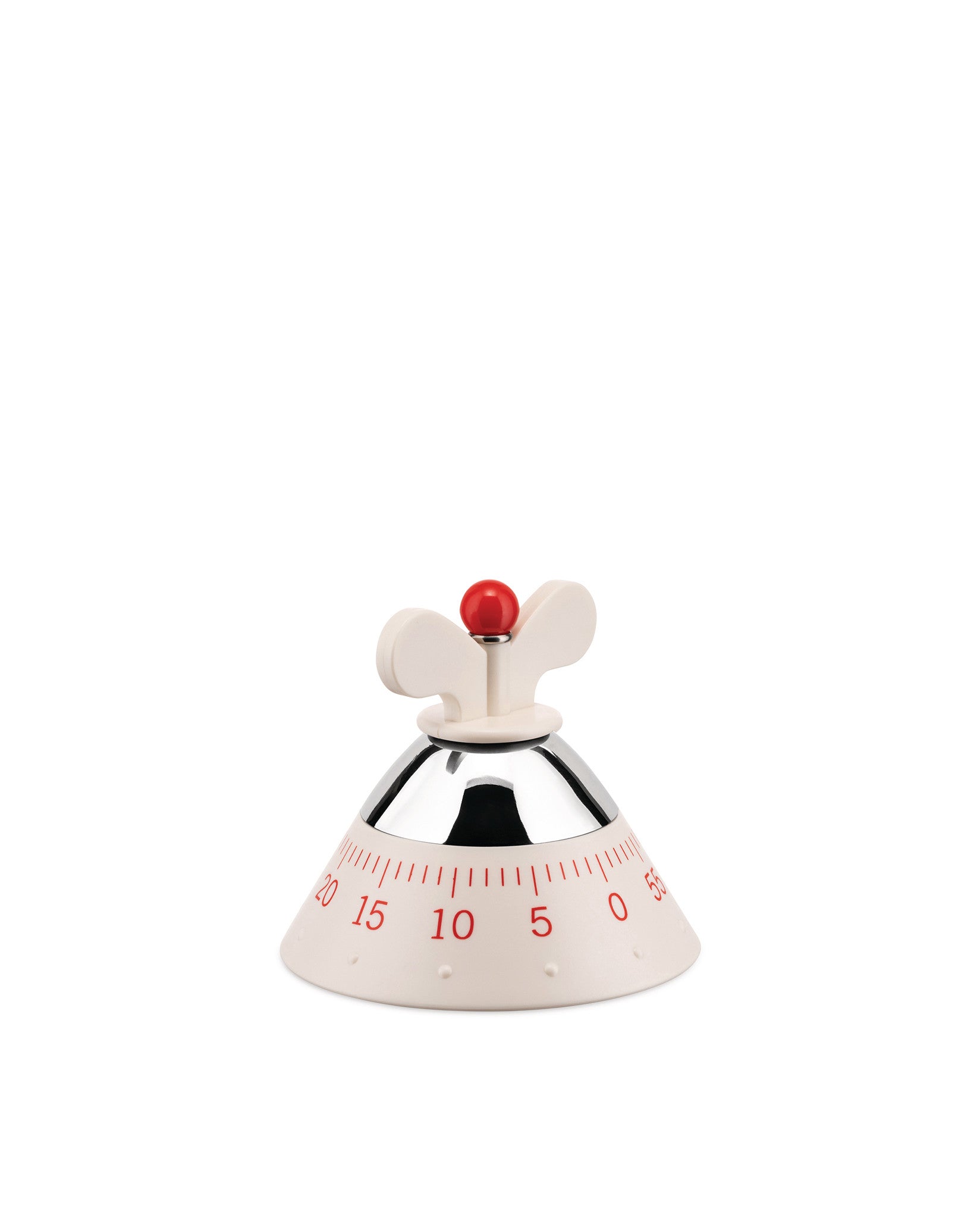 Kitchen Timer blanco Cuentaminutos Alessi