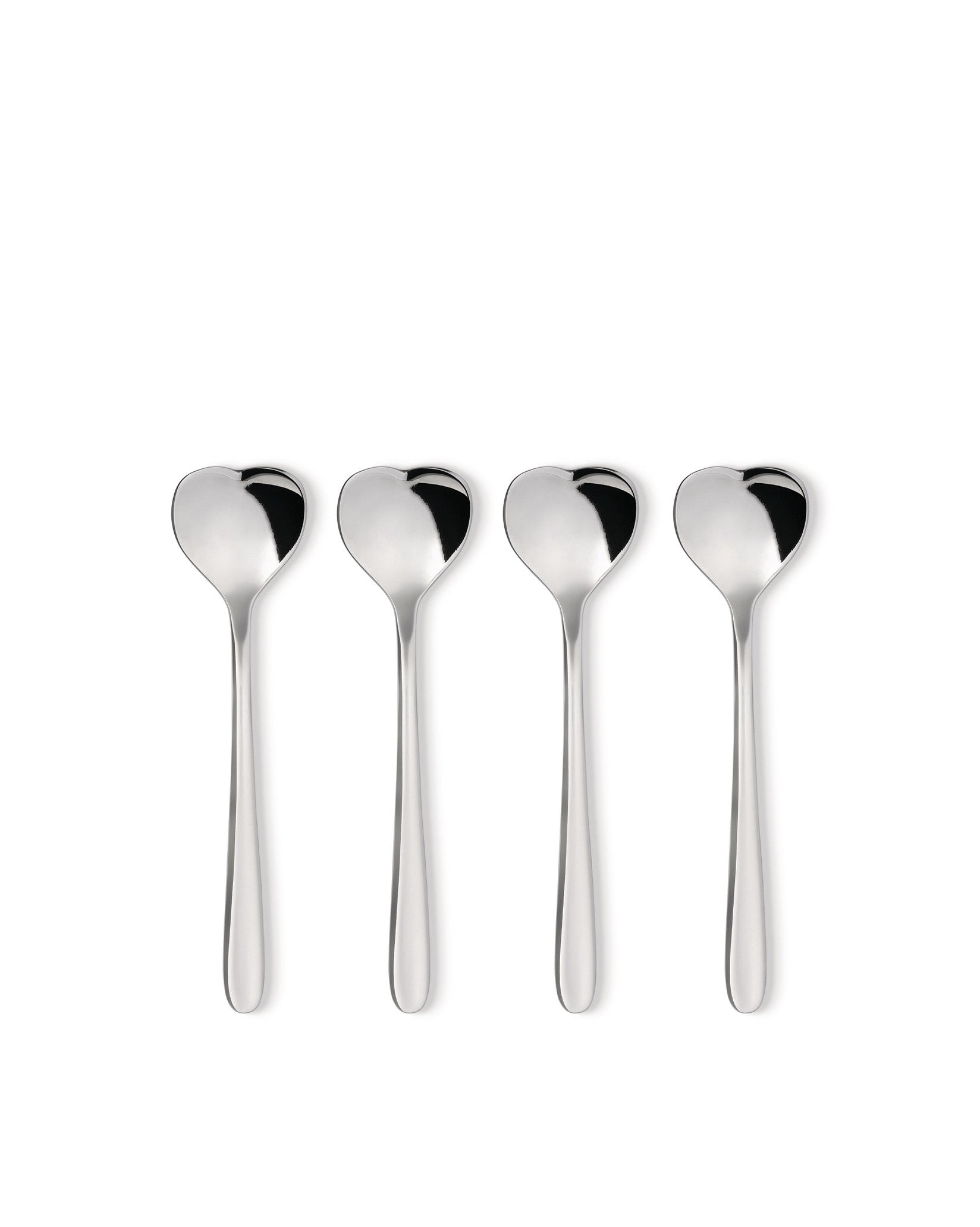 Big Love acier inoxydable Set de 4 cuillers à thé Alessi