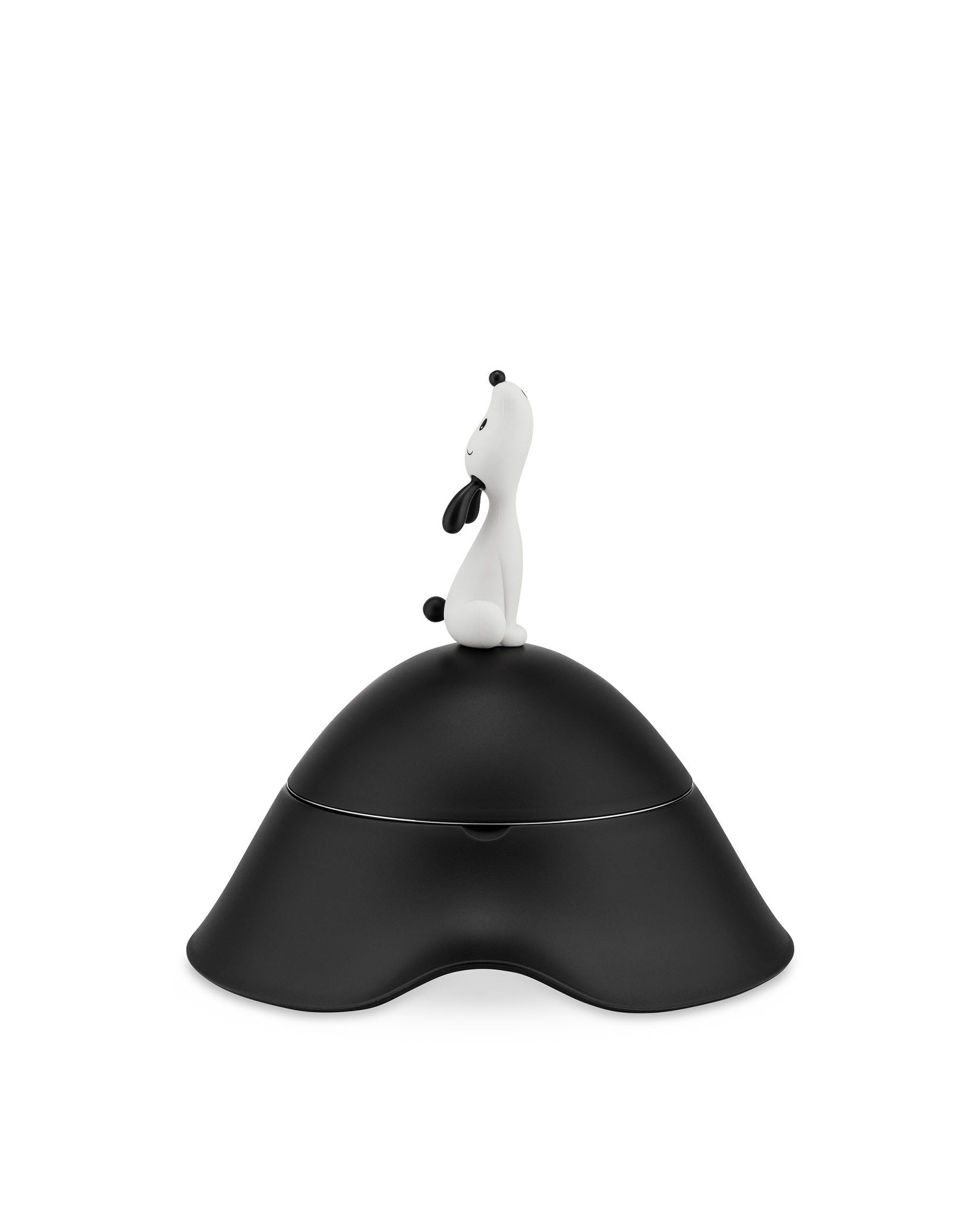 Lulà black Dog bowl Alessi