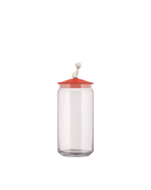 MiòJar Rouge Orange Pot aliments chats Alessi