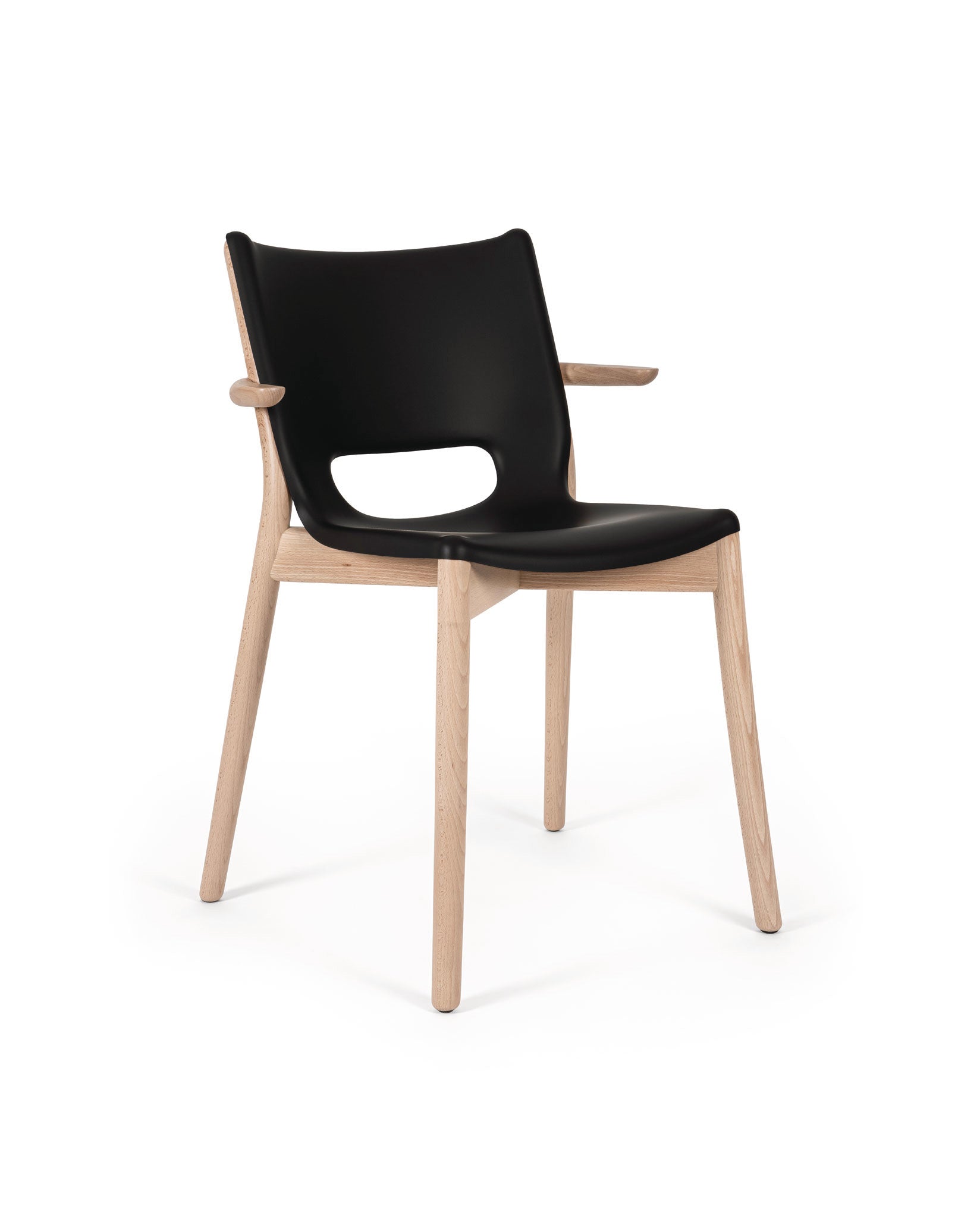 Poêle Collection black Silla monocasco con reposabrazo Alessi 2