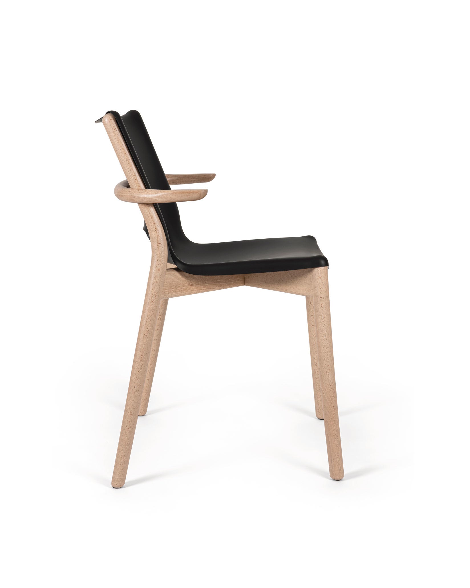 Poêle Collection black Silla monocasco con reposabrazo Alessi 3
