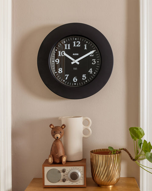 Momento noir Horloge murale Alessi 1