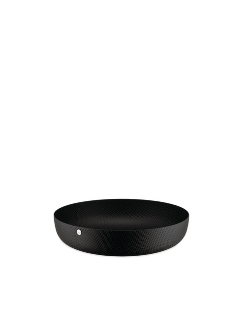 JM17 T nero, cm 21 || inch 8¼″ Cestino rotondo Alessi