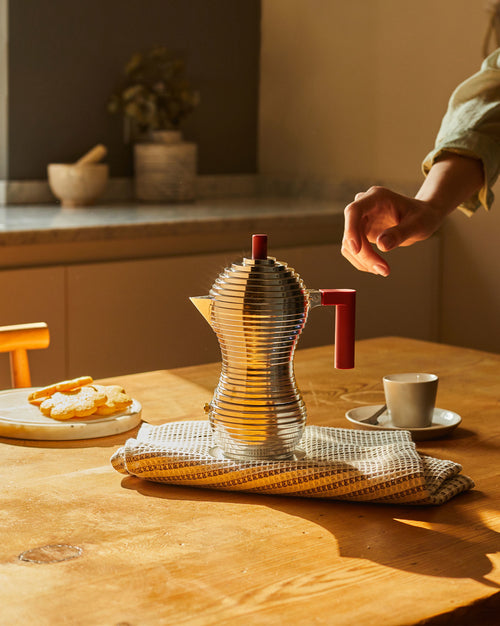 Pulcina nero, 1 tazza Caffettiera espresso Alessi 1