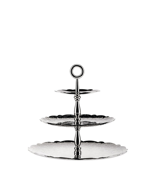 Dressed Edelstahl Etagere mit drei Ebenen Alessi