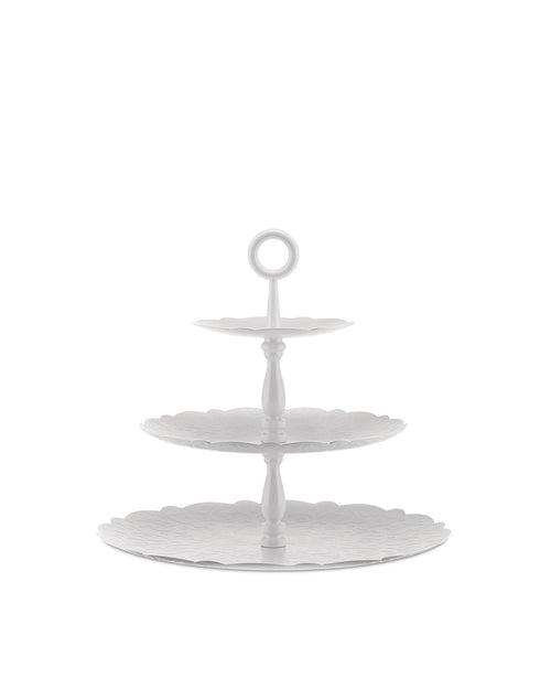 Dressed Edelstahl Etagere mit drei Ebenen Alessi 3