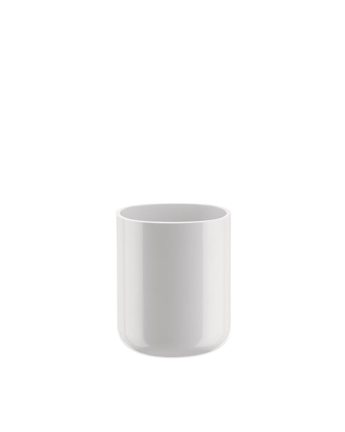 Birillo blanco Vaso para cepillos de dientes Alessi