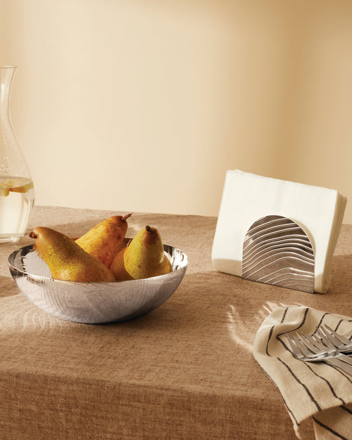 Veneer acciaio inossidabile, cm 29 || inch 11½″ Ciotola Alessi 1