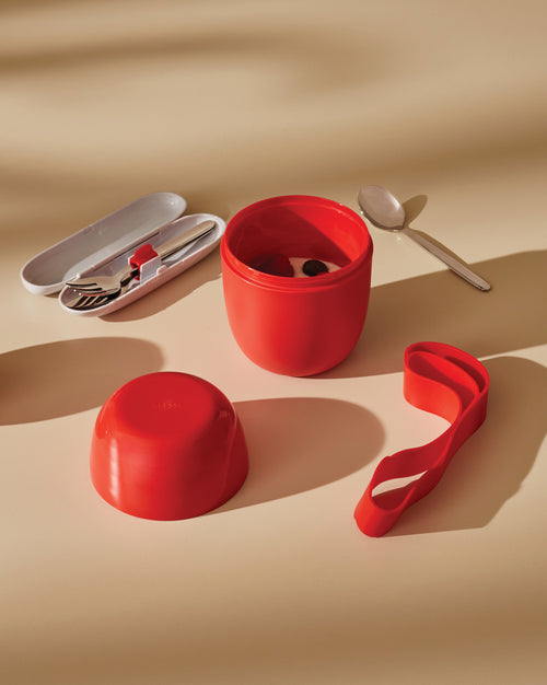 Food à porter rouge Lunch pot Alessi 1