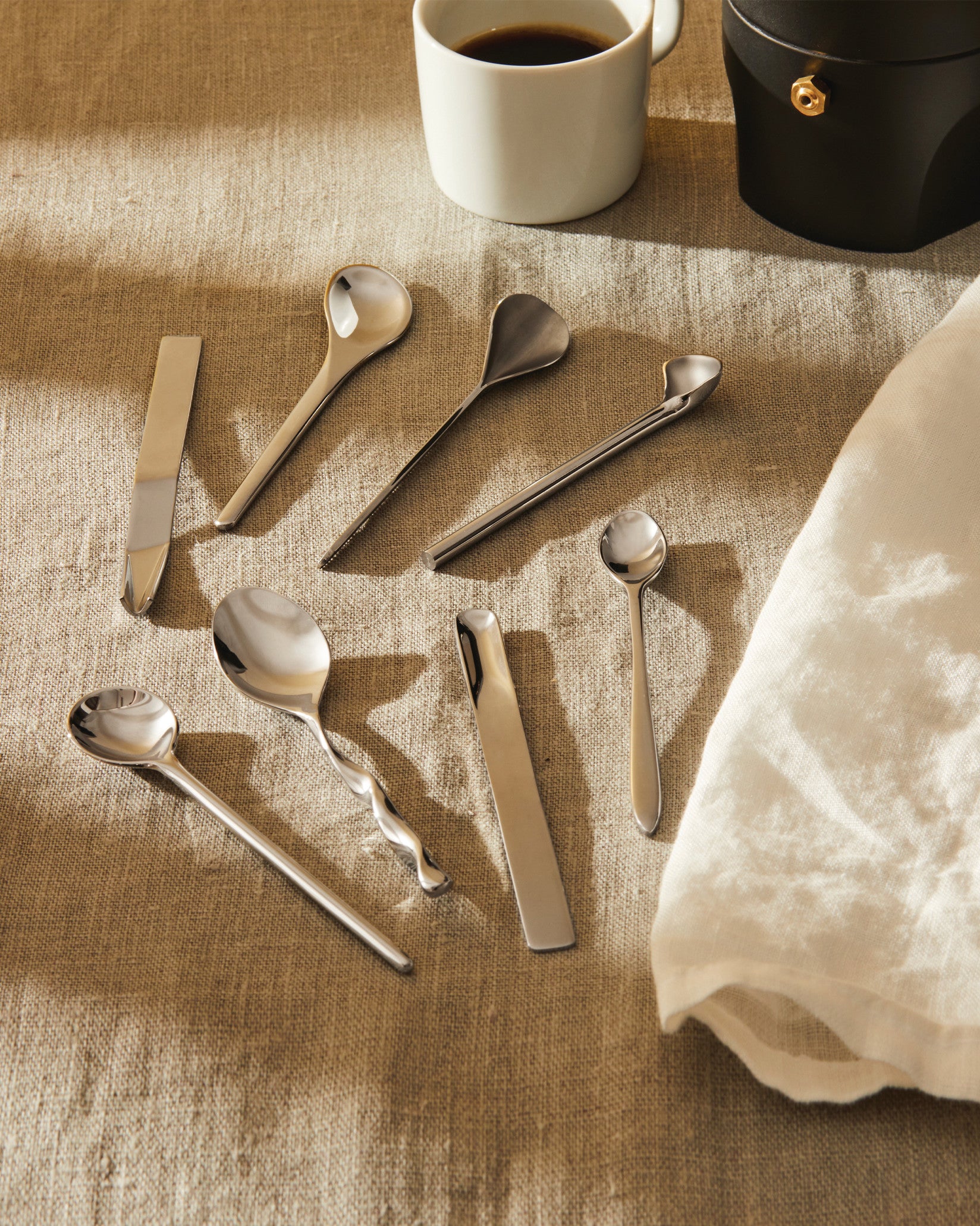 Il caffè/tè Alessi Default Title Set de 8 cucharas para café Alessi 1