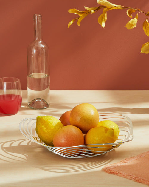 Trinity Edelstahl Obstschale Alessi 1