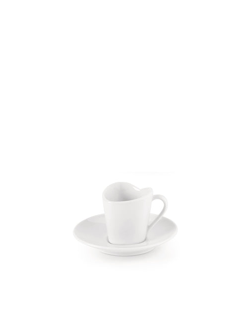 To Default Title Set de quatre tasses à moka avec soucoupe Alessi