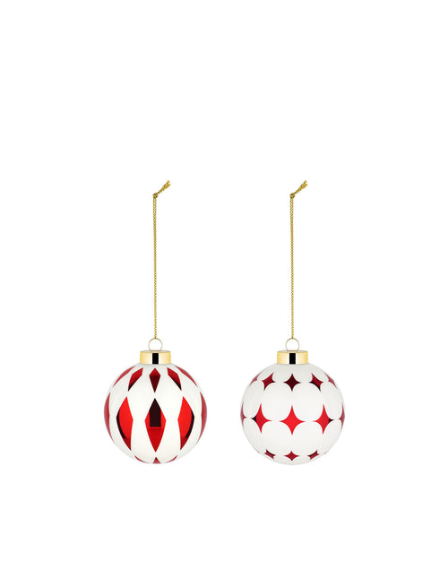 Delight Default Title Set di due palle per albero di Natale Alessi