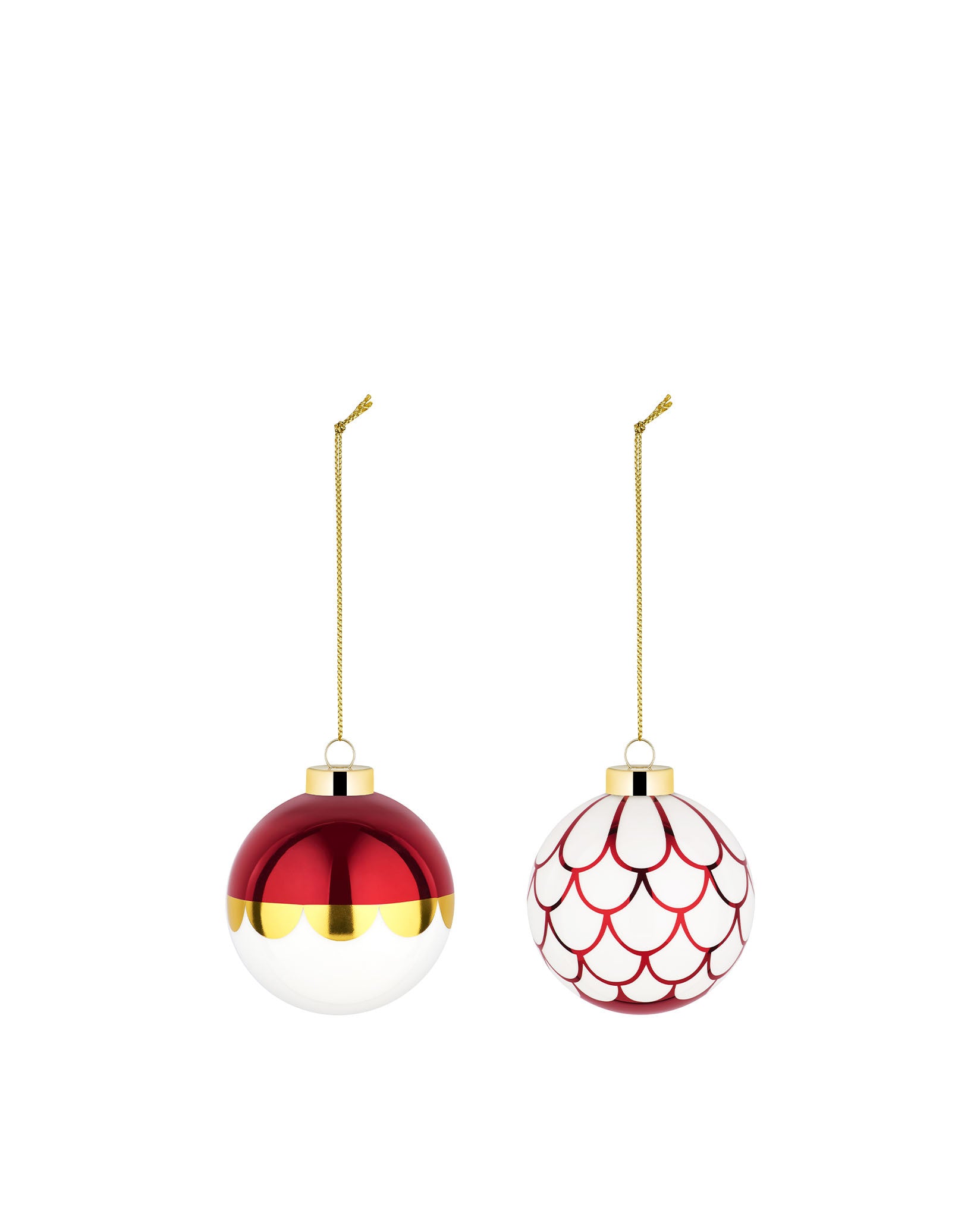 Delight Default Title Set di due palle per albero di Natale Alessi