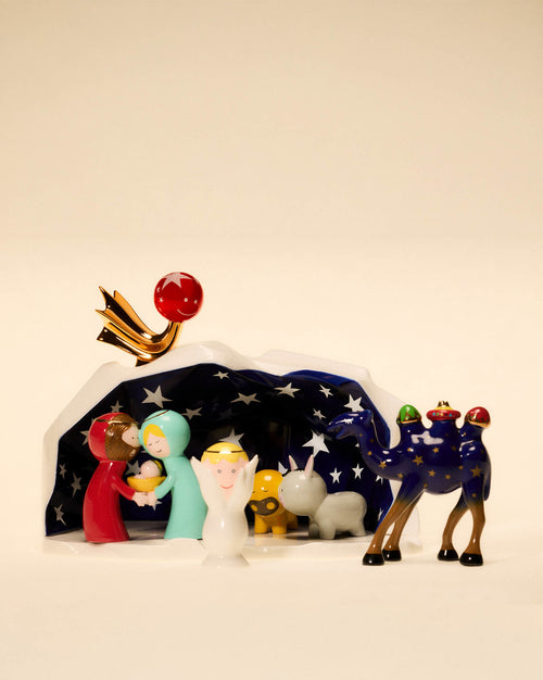Happy Eternity Baby Default Title Presepe con set di 3 statuine Alessi 1