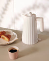 Plissé white, cl 170 || 1.80 oz Electric kettle. Suisse plug Alessi 1