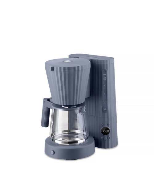 Plissé grey Macchina per caffè filtrato. Adattatore svizzero. Alessi