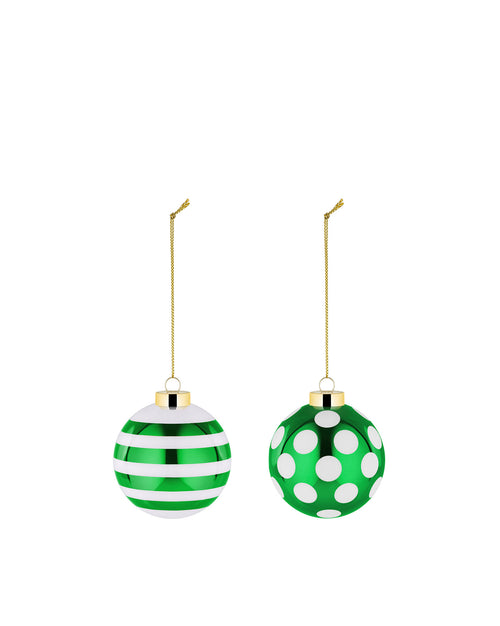 Delight Default Title Set of 2 Christmas baubles Alessi