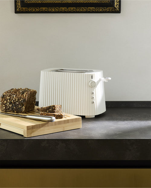 Plissé white Toaster Alessi 1